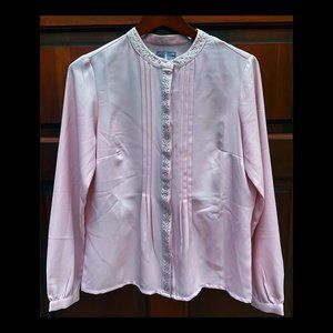 Rhinestone Embellished Blouse